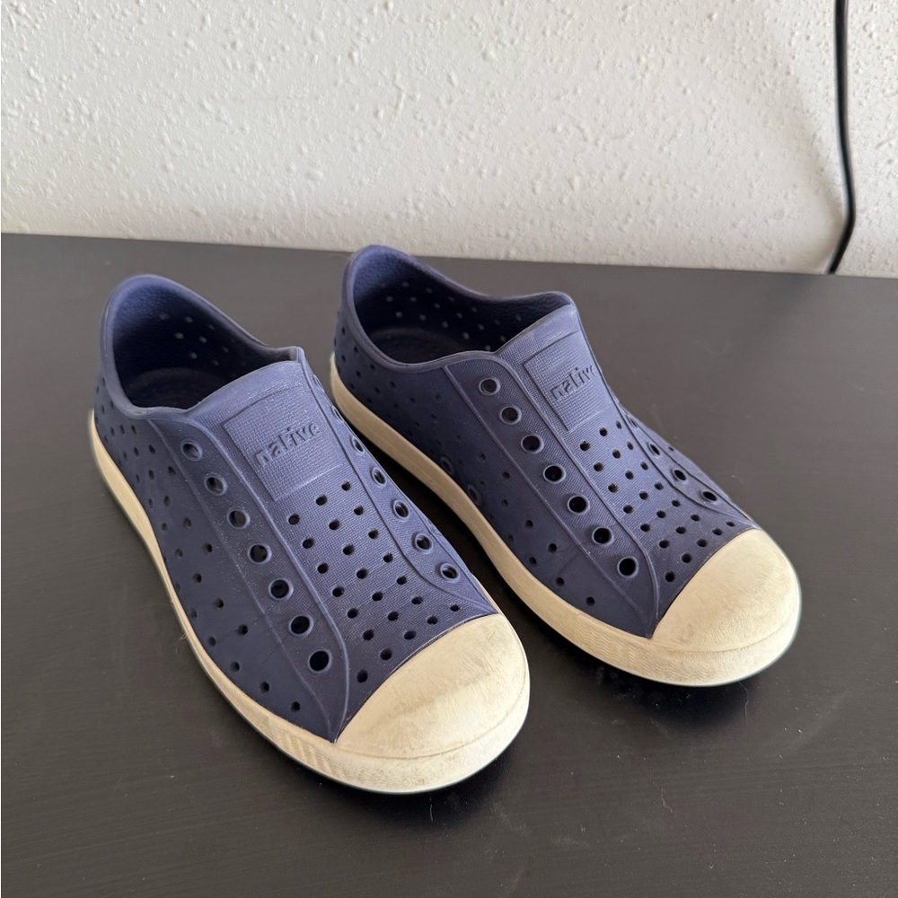 Native Kids Navy Blue Slip-On Shoes